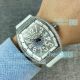 Copy Franck Muller Vanguard V45 Full Diamond Watch Silver Case White Leather (6)_th.jpg